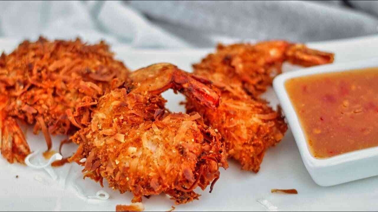Crispy Gluten‑Free Coconut Shrimp with Sweet & Spicy Dipping Sauce - Shrimp